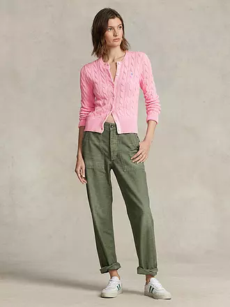 POLO RALPH LAUREN | Cardigan Coupe Slim | rosa